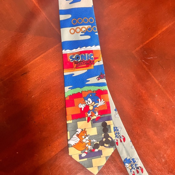Sonic The Hedgehog - Men’s Tie - Vintage 1994 Official Sega Merchandise - Rare - Picture 9 of 10